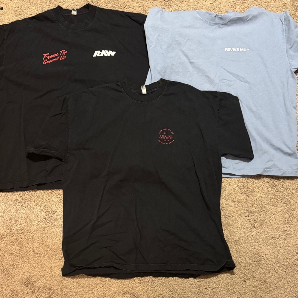 Get raw nutrition and revive md shirts size XXL